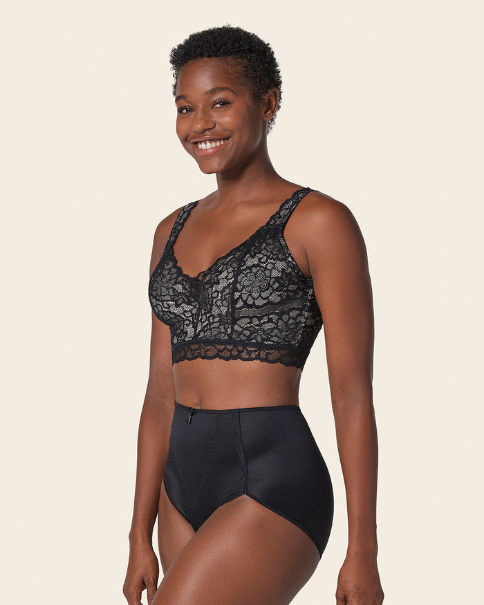 Leonisa Luxe Lace Underwire Smoothing Bustier