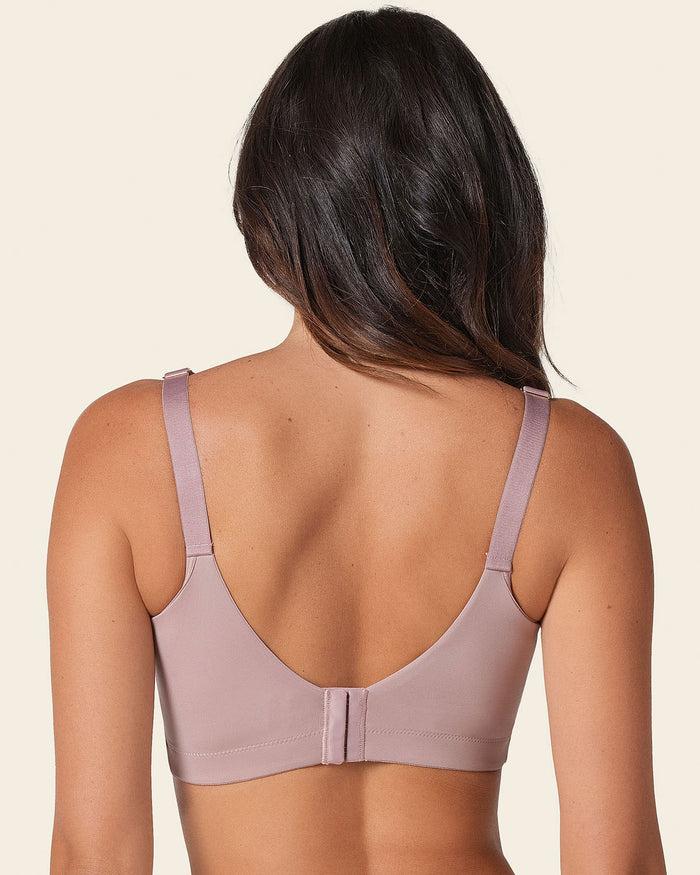 Leonisa Mastectomy Pocketed Lace Trim Wireless Bra