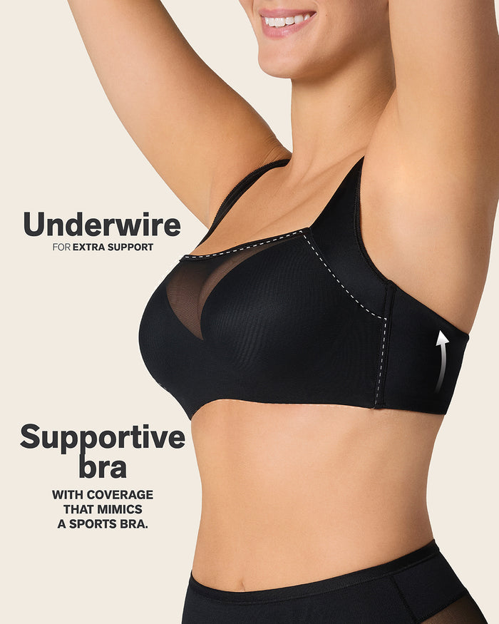 Leonisa Mesh Front Contouring Bra