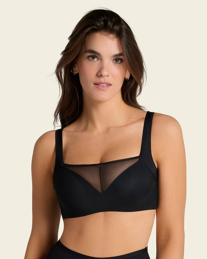 leonisa Mesh Front Contouring Bra