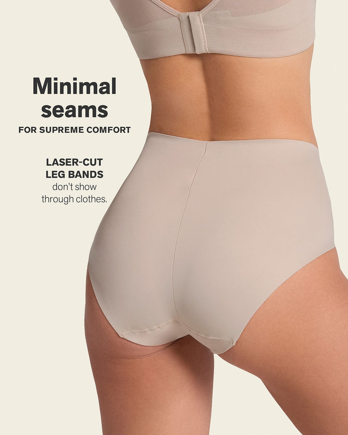 leonisa Simply Seamless Mid-Rise Shaping Brief