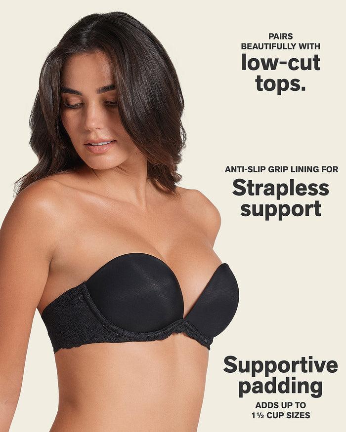 Leonisa The 3D Bra: Triple Push-Up Plunge Bra