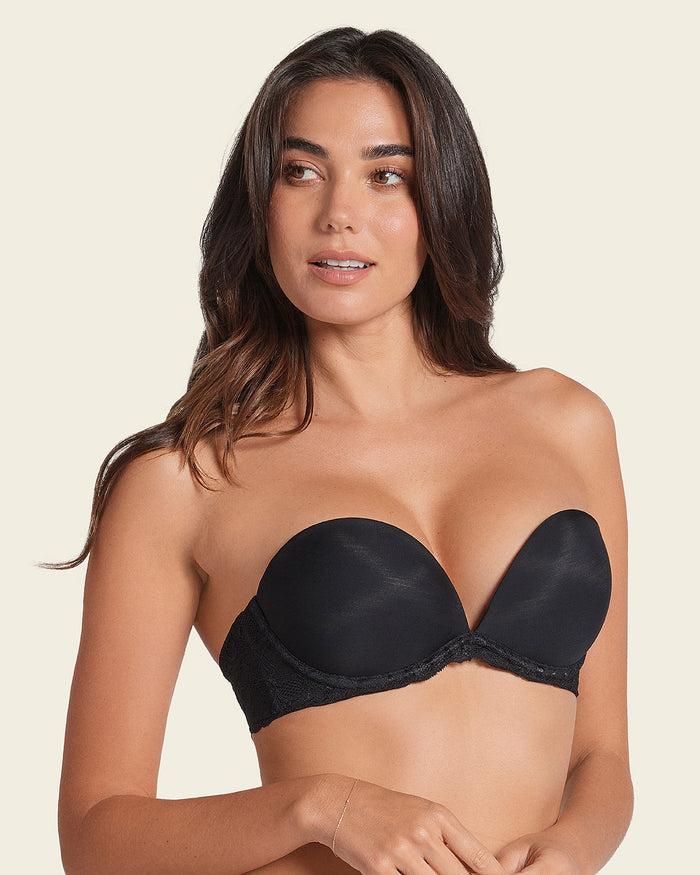 leonisa The 3D Bra: Triple Push-Up Plunge Bra