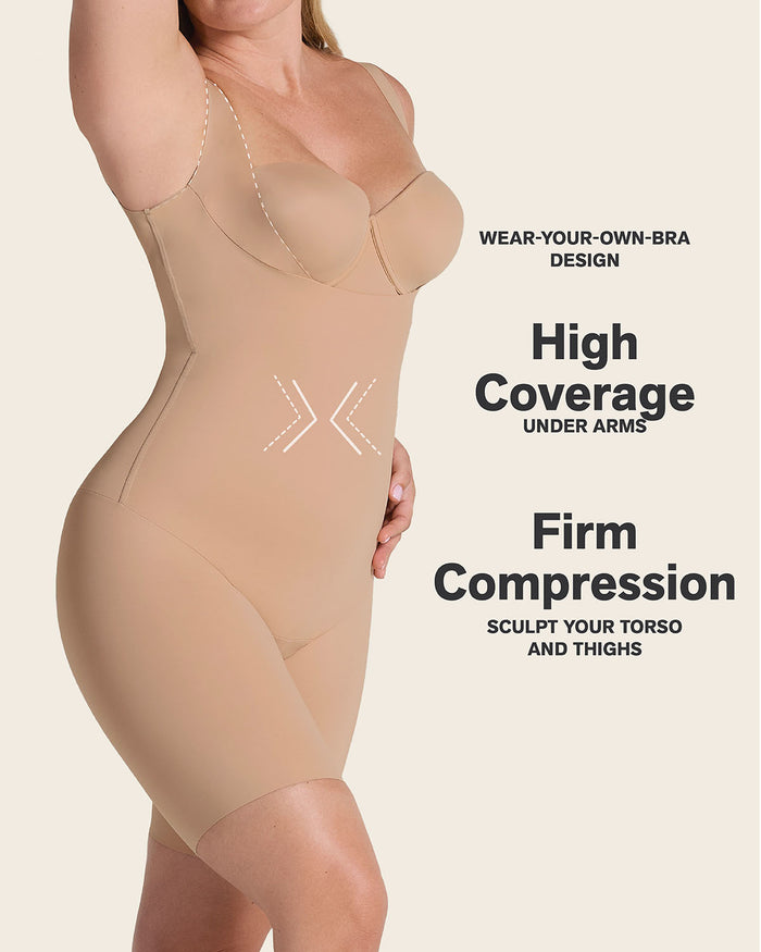 Leonisa Undetectable Step-in Mid-Thigh Body Shaper