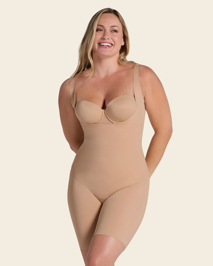 leonisa Undetectable Step-in Mid-Thigh Body Shaper