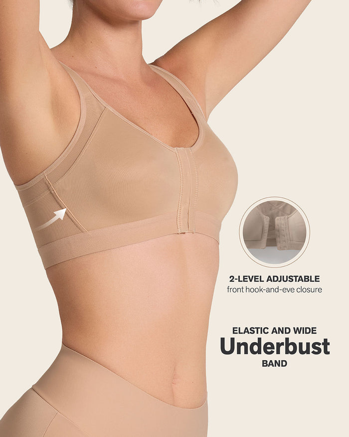Leonisa Unlined Wireless Posture Corrector Bra