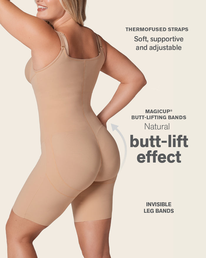 Leonisa Mid-Thigh Sculpting Butt Lifting Body Shaper