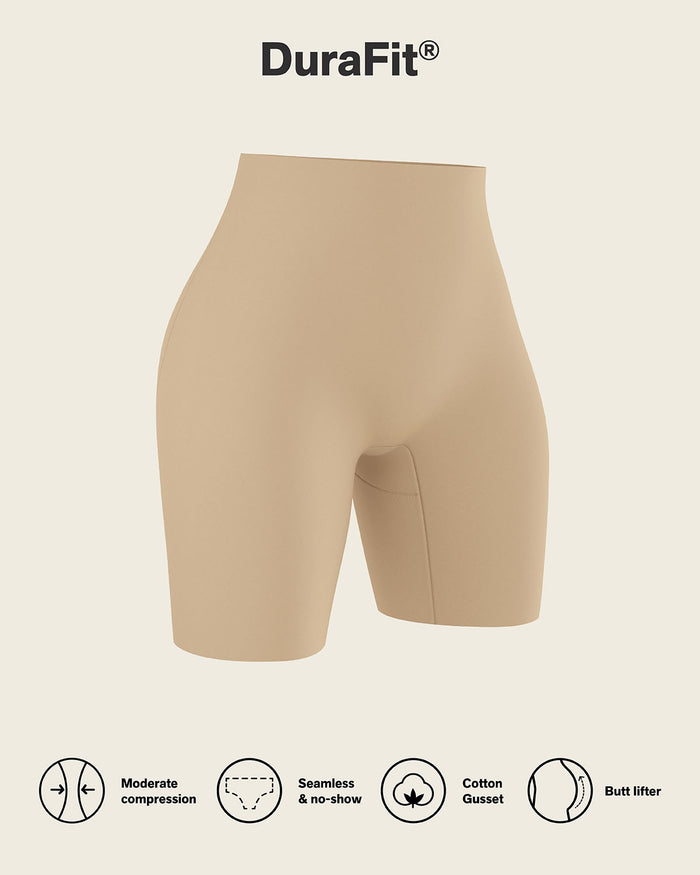 Leonisa Midrise Anti Chafing Butt Lifter Shaper Short