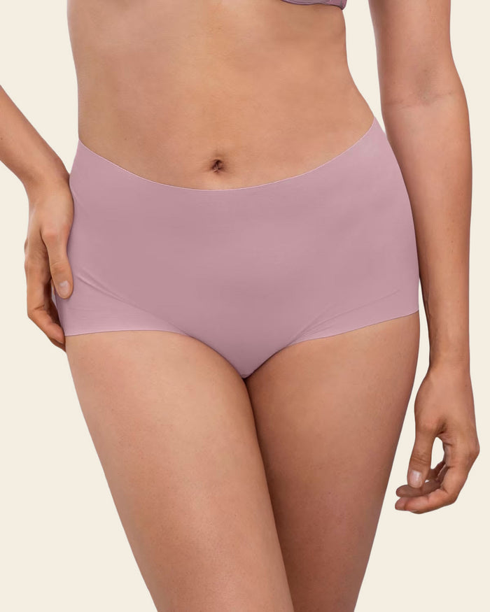 Leonisa Mostly Covered Invisible Microfiber Boyshort Panty