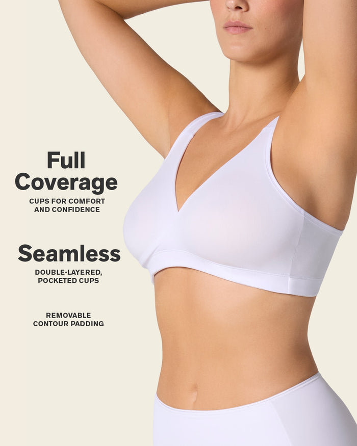 Leonisa Multipurpose Pullover Seamless Sleep Bra Daily Or Maternity