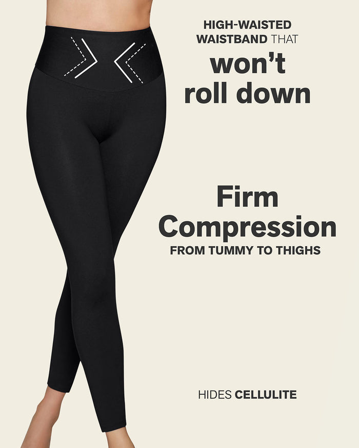 Leonisa Sculpting Shaper Legging With Butt-Lifting Inner Short