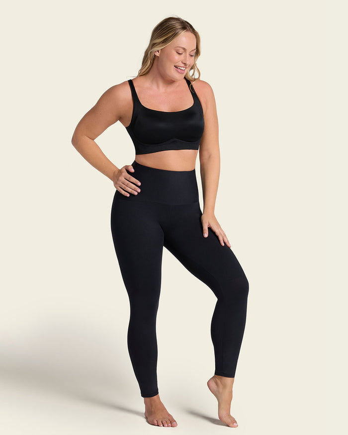 Leonisa Sculpting Shaper Legging With Butt-Lifting Inner Short