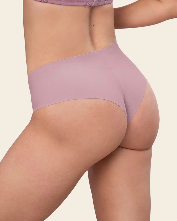 Leonisa Totally Seamless Mid-Rise Microfiber Cheeky Panty