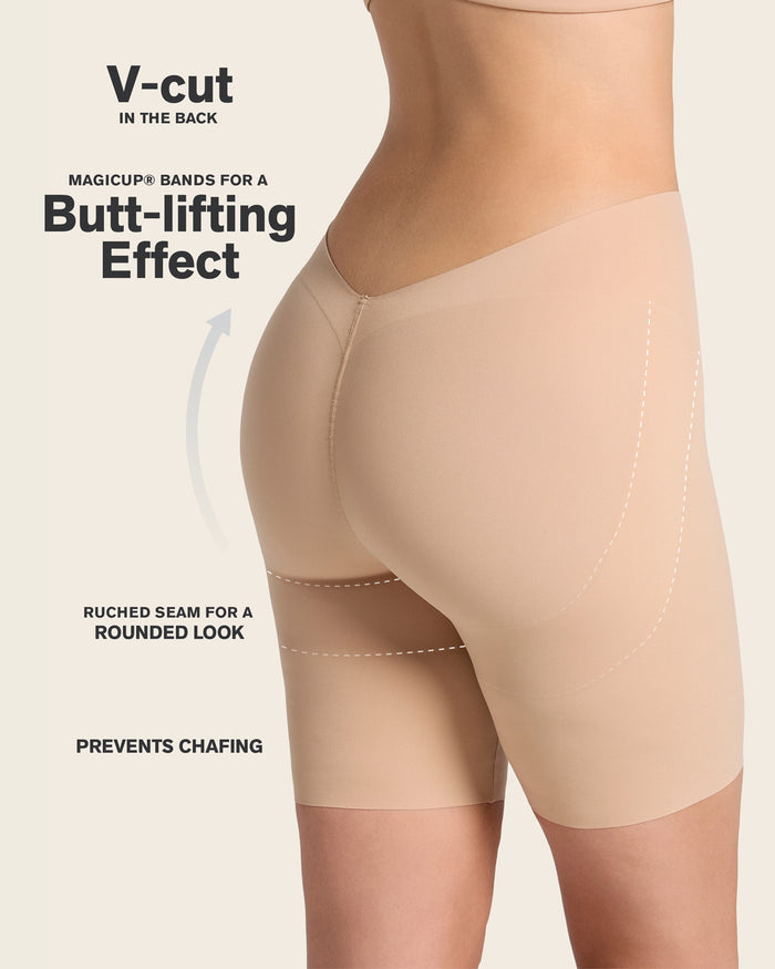 Leonisa Undetectable Backless Moderate Shaper Short