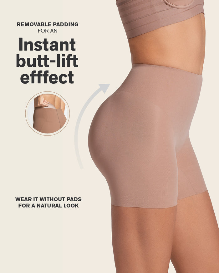 Leonisa Undetectable Padded Butt Lifter Shaper Short