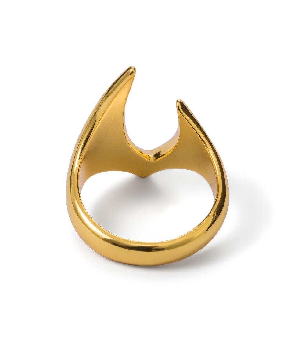 Les Basiles BAGUE LEONIE En Acier 316L Plaqué Or 18 Carats