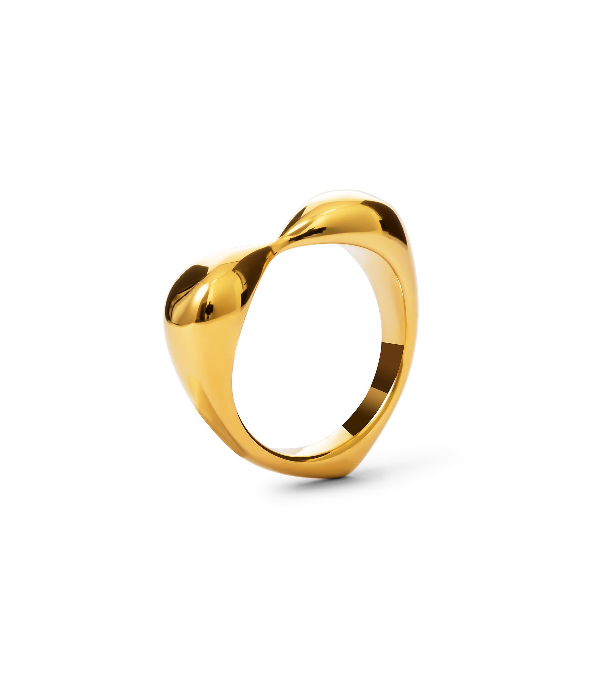 les basiles BAGUE TETIS En Laiton plaqué or 18 carats