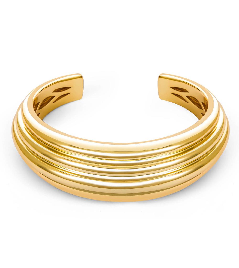 Les Basiles BRACELET GISELLE En Laiton Plaqué Or 18 Carats