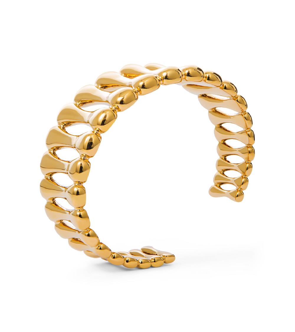 Les Basiles BRACELET LUCRECIA En Laiton Plaqué Or 18 Carats