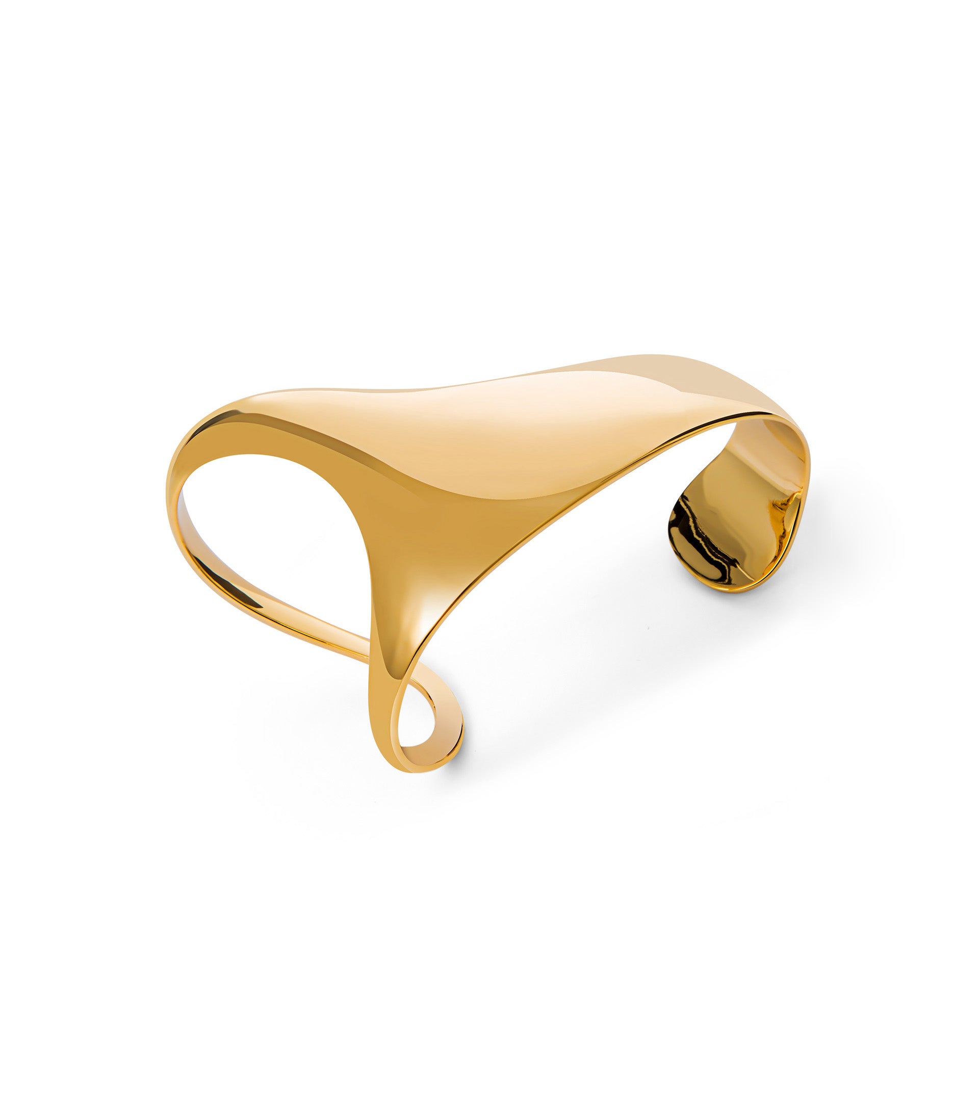 les basiles BRACELET MANCHETTE PENELOPE En laiton plaqué or 18 carats