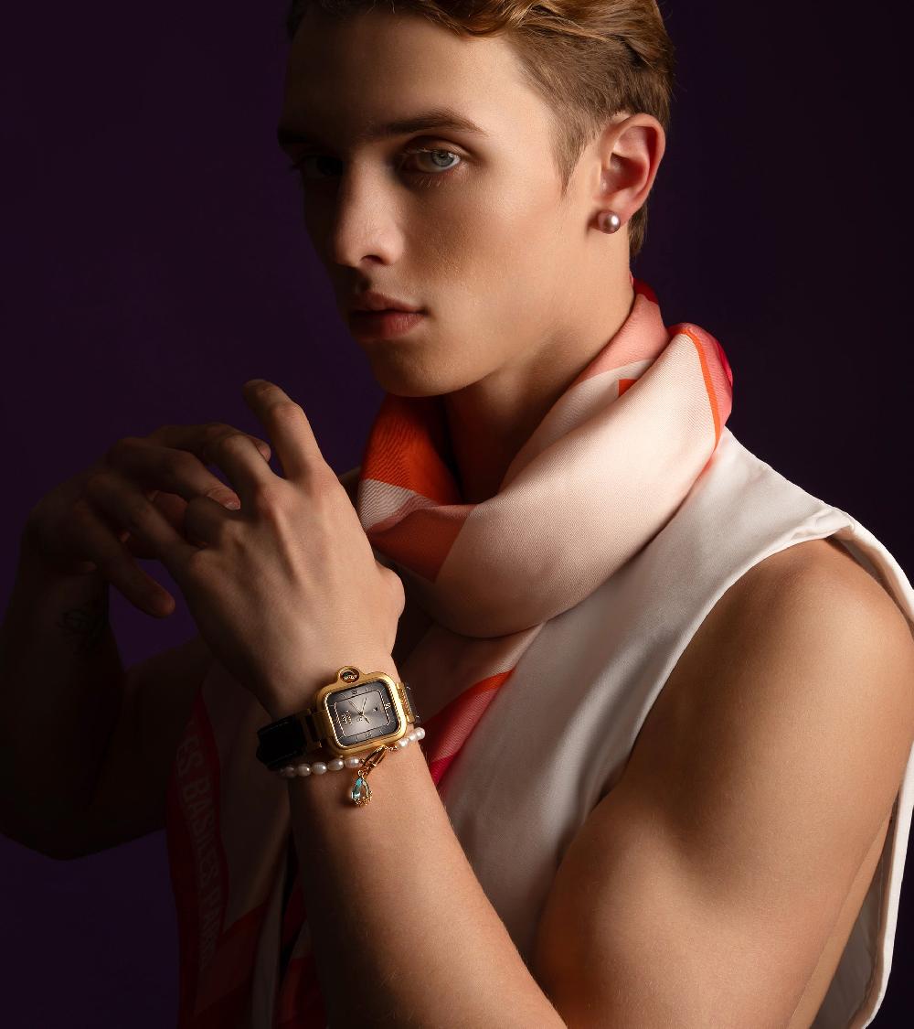 Les Basiles BRACELET ORLANE En Perles Akoya Blanches Montées Sur Argent Sterling 925 Plaqué Or 18 Carats