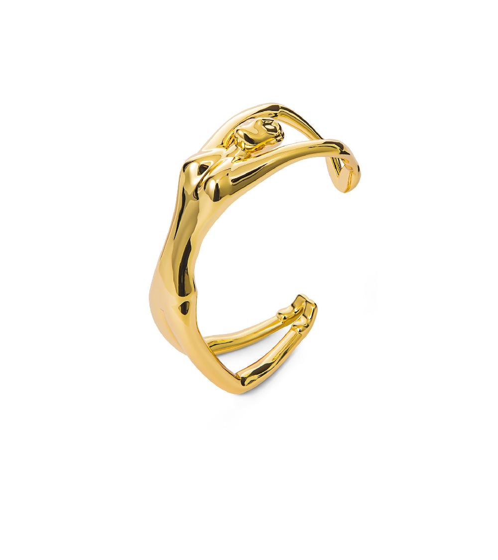 les basiles BRACELET VANINA En laiton plaqué or 18 carats