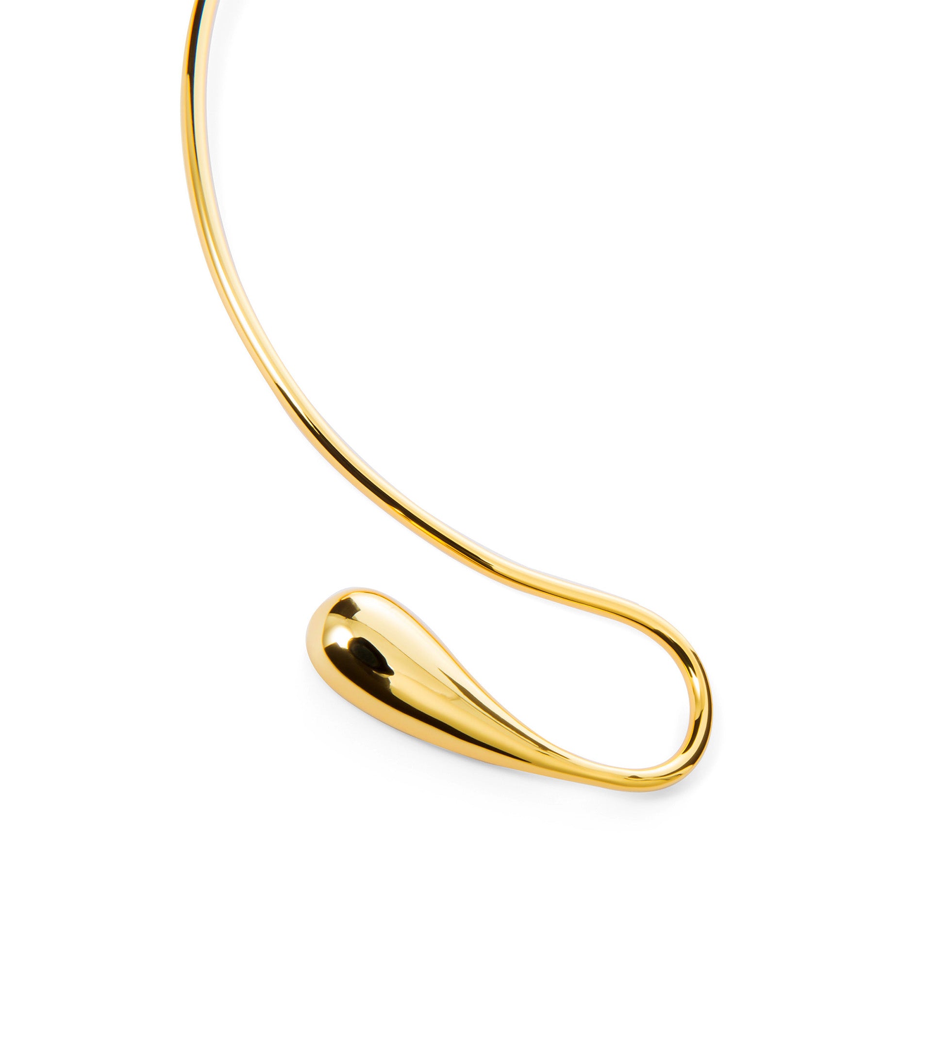 Les Basiles COLLIER DROP En Laiton Plaqué Or 18 Carats