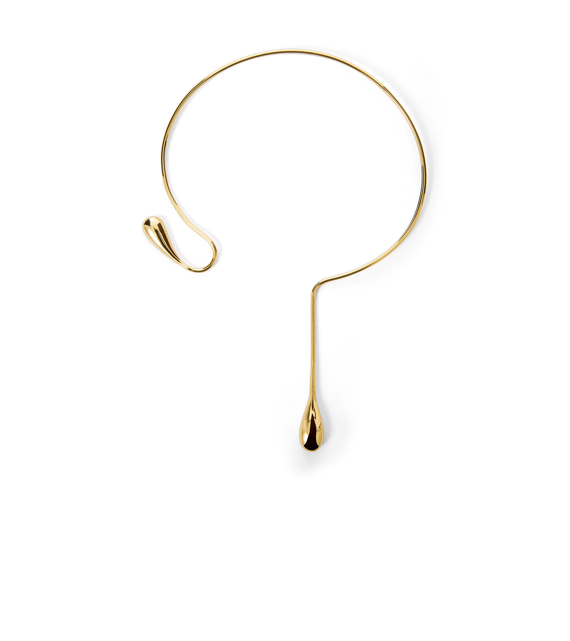 les basiles COLLIER DROP En laiton plaqué or 18 carats