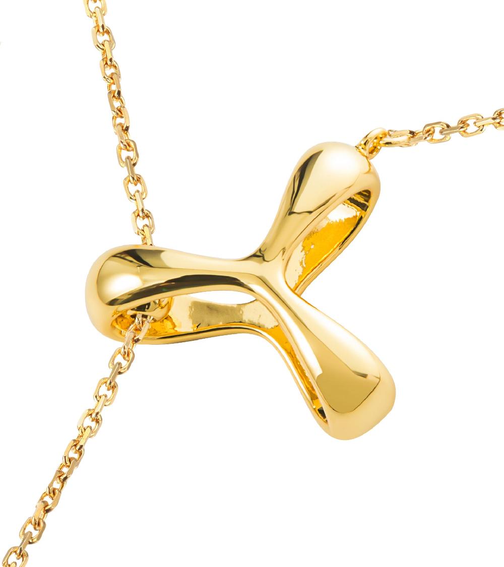 Les Basiles COLLIER EUGENIE En Laiton Plaqué Or 18 Carats