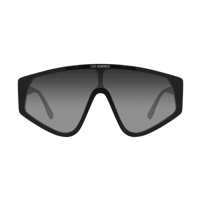 les hommes DIMENSIONE 138/150 ACETATO SOLE NERO/LENTE GRIGIA SFUMATA