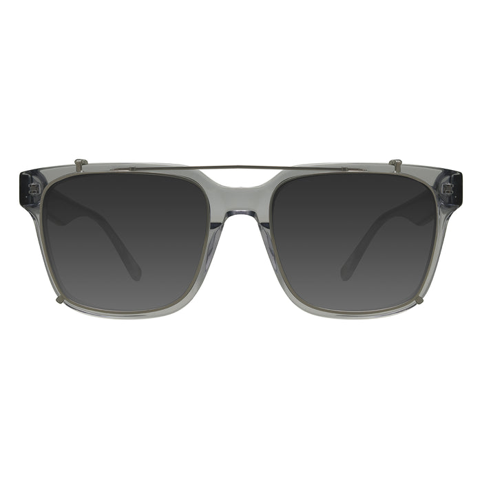 les hommes DIMENSIONE 57-20/150 ACETATO SOLE GRIGIO CRISTALLO