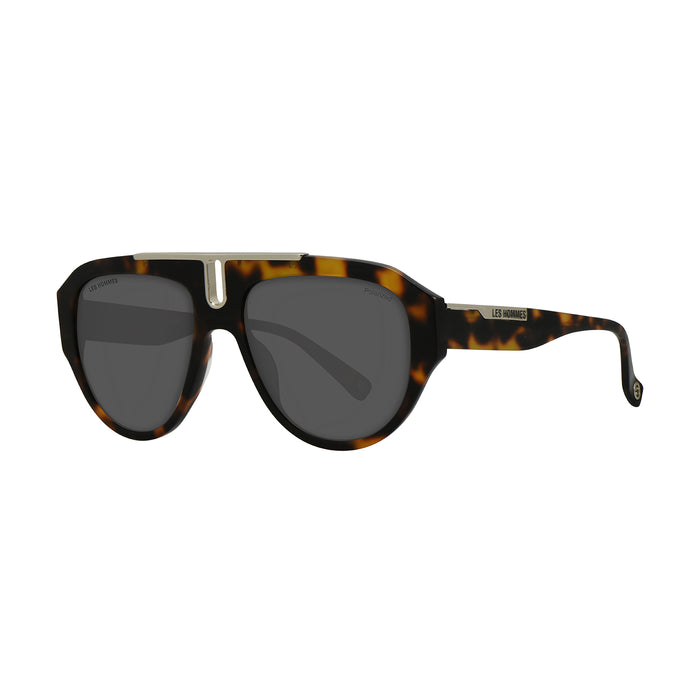 Les Hommes DIMENSIONE 58-17/145 PLASTICA SOLE POLARIZZANTE HAVANA/ARGENT