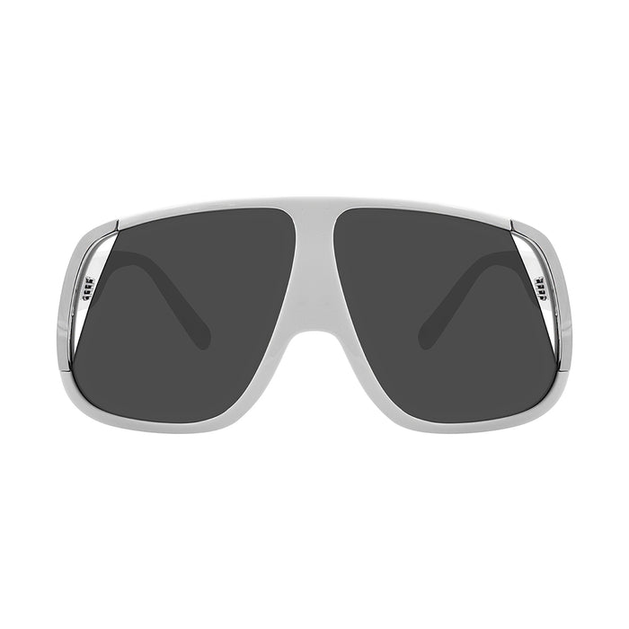 Les Hommes DIMENSIONE 64-9/145 ACETATO SOLE POLARIZZANTE BIANCO/ARGENTO