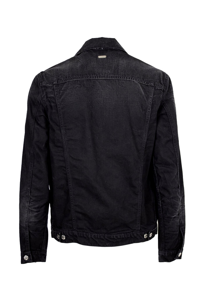 Les Hommes BLACK DENIM JACKET WASH 1