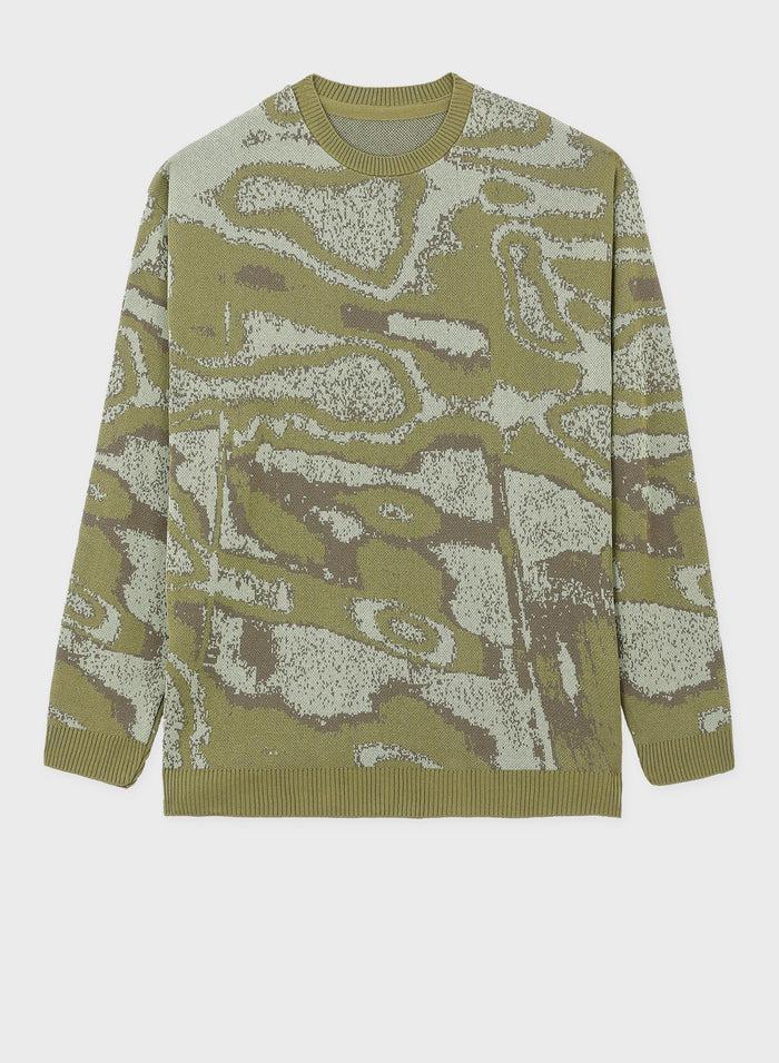 les hommes CAMOU CLASSIC JAQUARD PULL