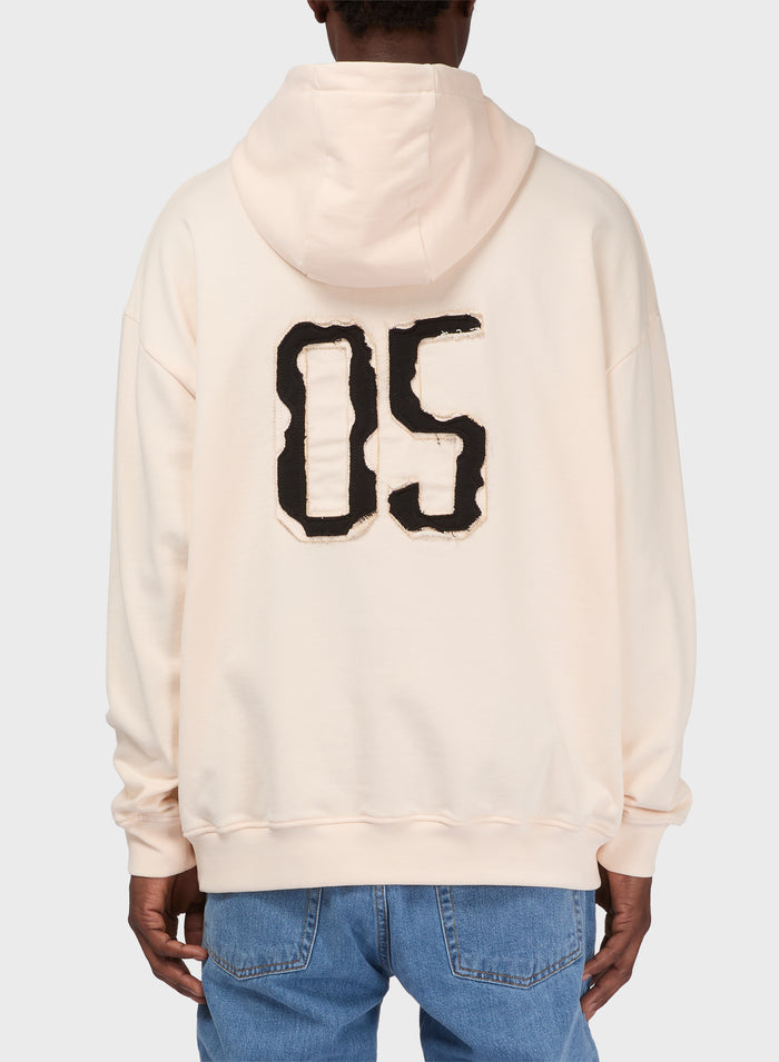 Les Hommes CROPPED HOODIE LH COLLEGE 05