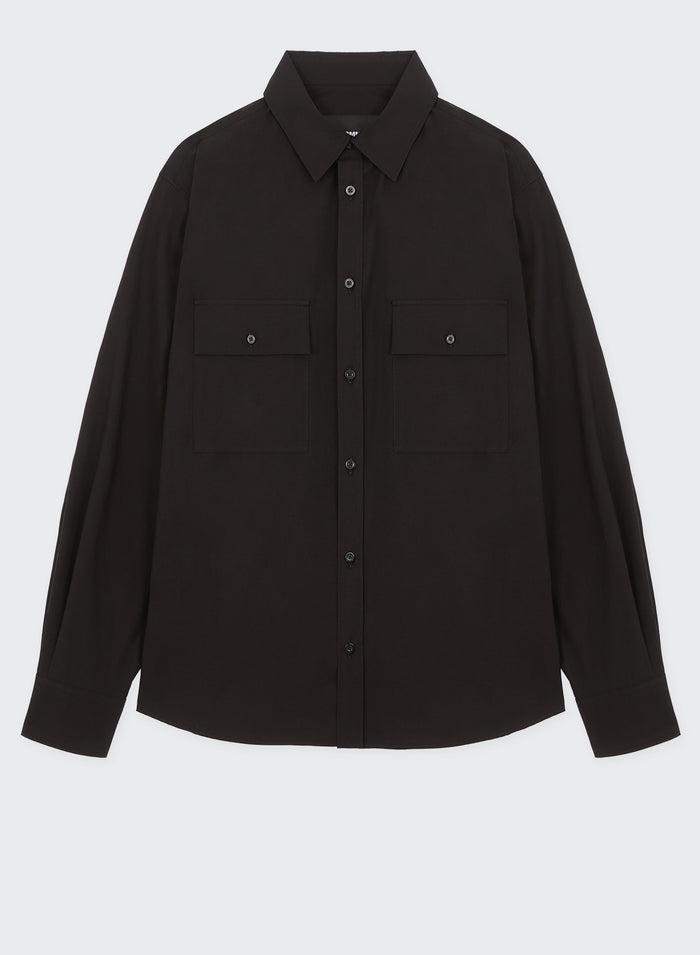 Les Hommes FIELD SHIRT WITH FRONT POCKETS