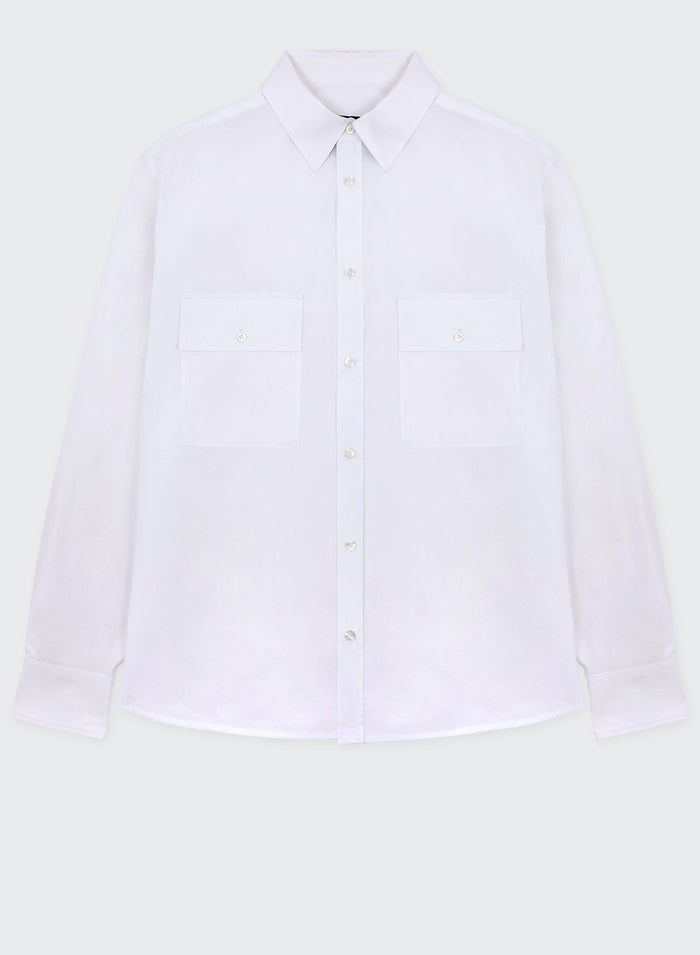 Les Hommes FIELD SHIRT WITH FRONT POCKETS