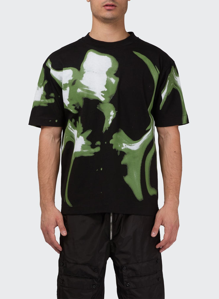 Les Hommes LH CAMO FACE T-SHIRT