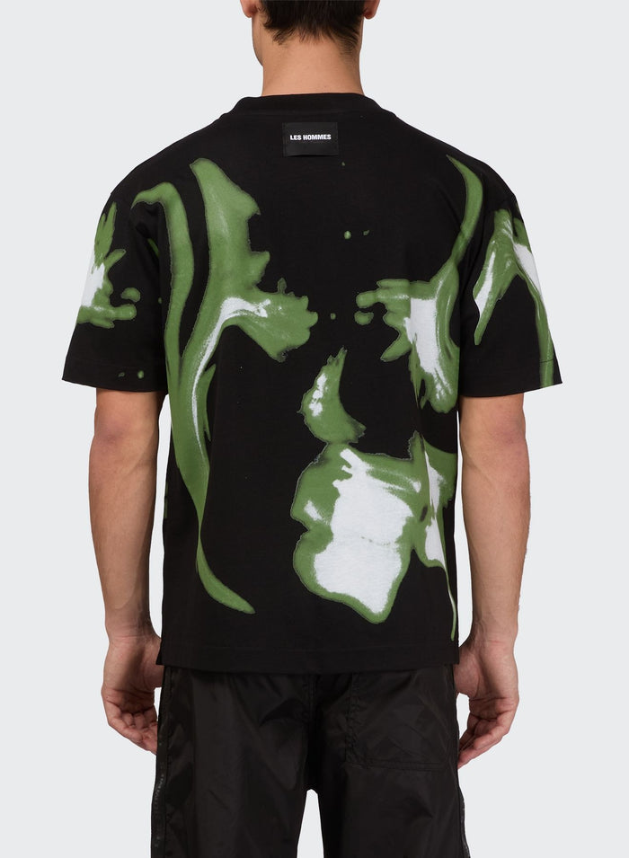 Les Hommes LH CAMO FACE T-SHIRT