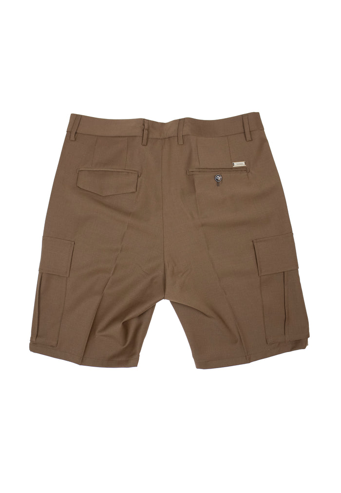 Les Hommes MIX-WOOL-CARGO-STRETCH-SHORT