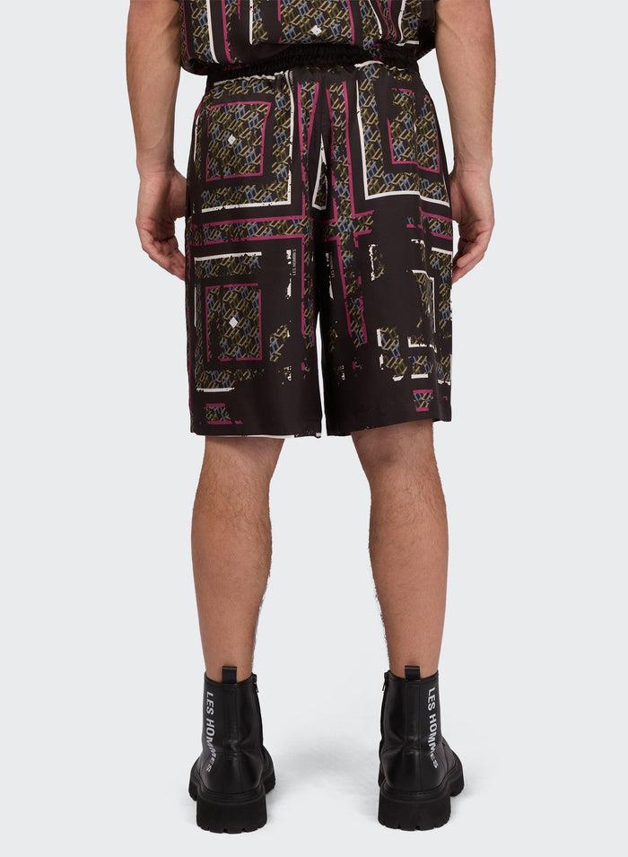 Les Hommes MONOGRAM BOXING SILK