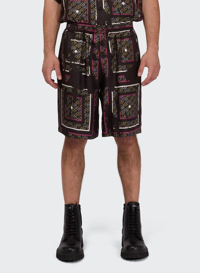 Les Hommes MONOGRAM BOXING SILK