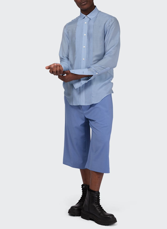 Les Hommes MUSLIN CLASSY SMOKING SHIRT