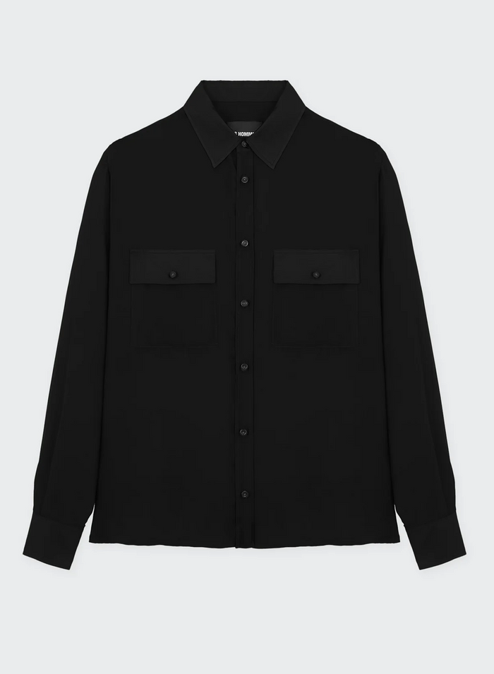 les hommes MUSLIN FIELD SHIRT WITH FRONT POCKETS