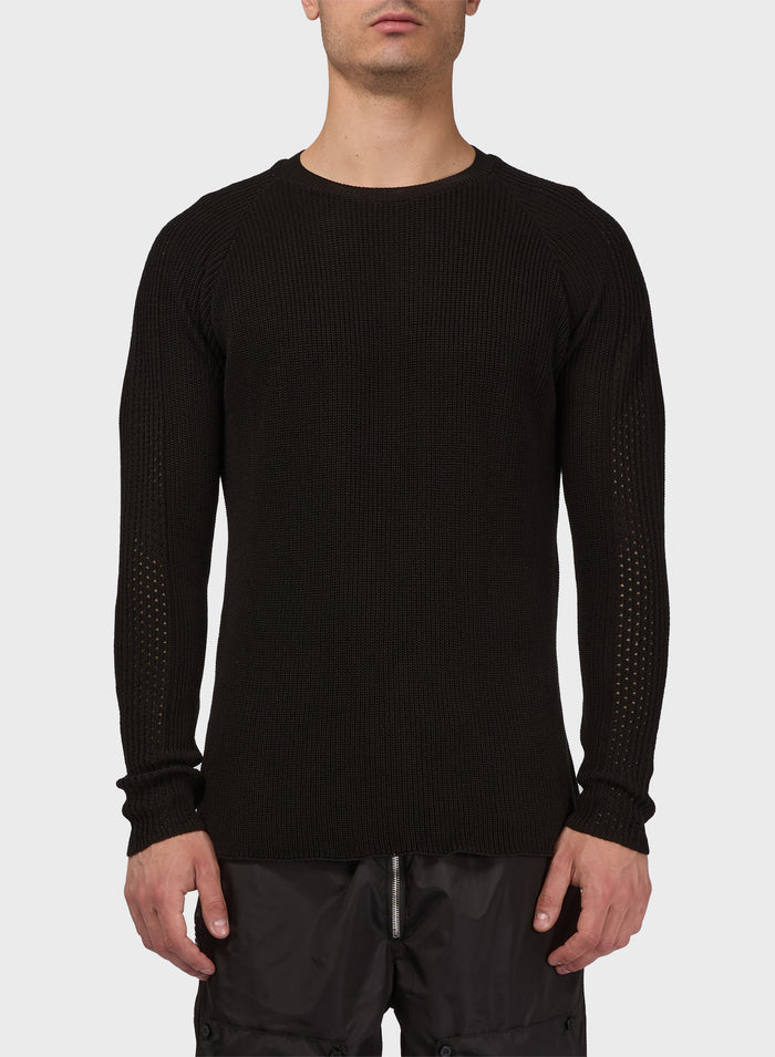 Les Hommes NET STRIPE PULL