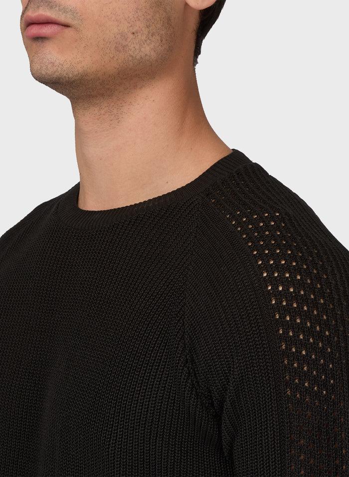 Les Hommes NET STRIPE PULL