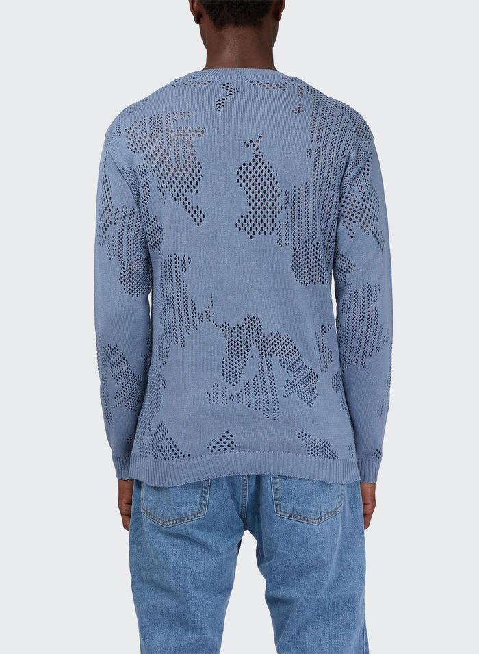 Les Hommes PERFORED COTTON FANTASY PULL