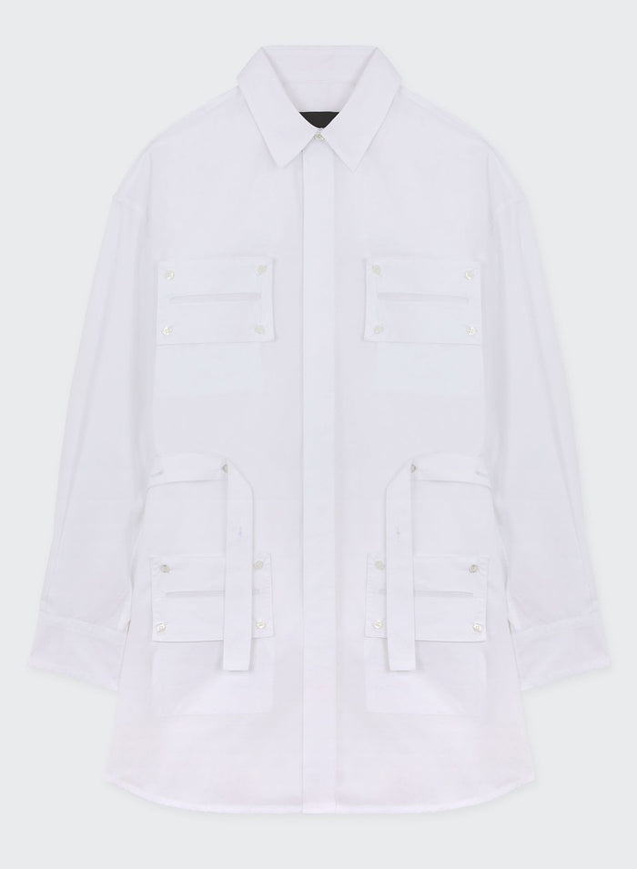 les hommes POPELINE UTILITY SHIRT