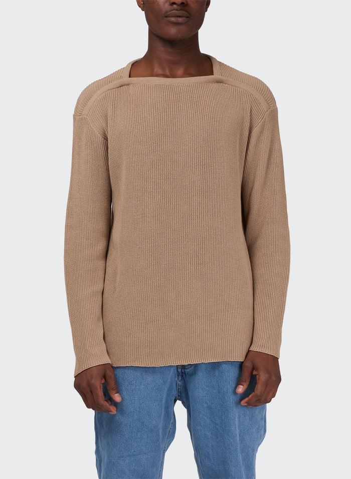 Les Hommes RIBBED PULLOVER